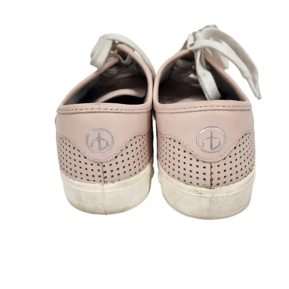 Rag & Bone Leather Perforated Low Top Standard Sneakers Shoes Size EU 38 US 8